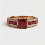 Anel Vermelho Real