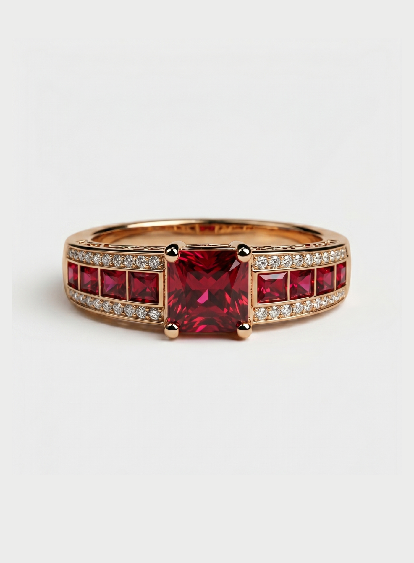 Anel Vermelho Real