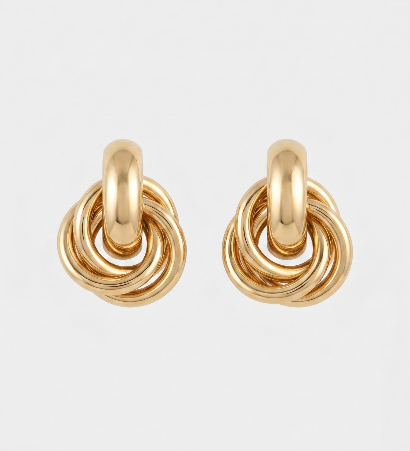 Brincos Elegância Entrançada