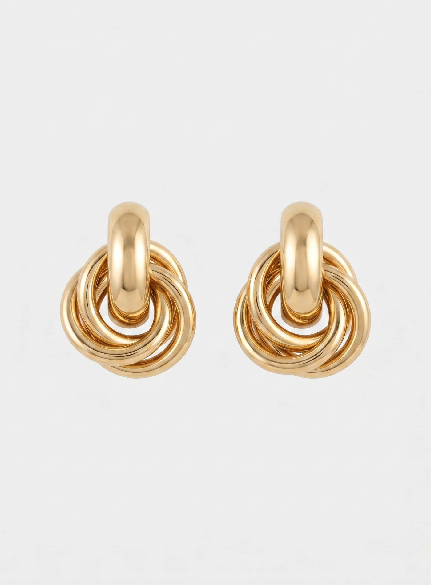 Brincos Elegância Entrançada