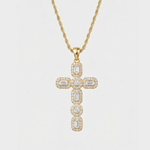 Colar Elegante com Cruz de Zircónias