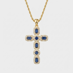 Colar Elegante com Cruz de Zircónias