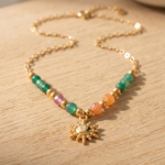 Colar Sol Dourado