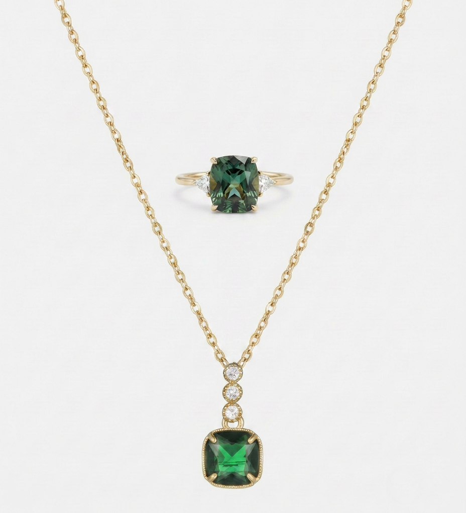 Conjunto Brilho Esmeralda