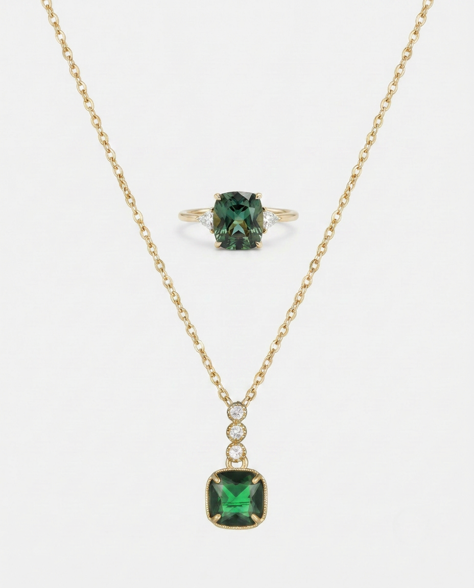 Conjunto Brilho Esmeralda