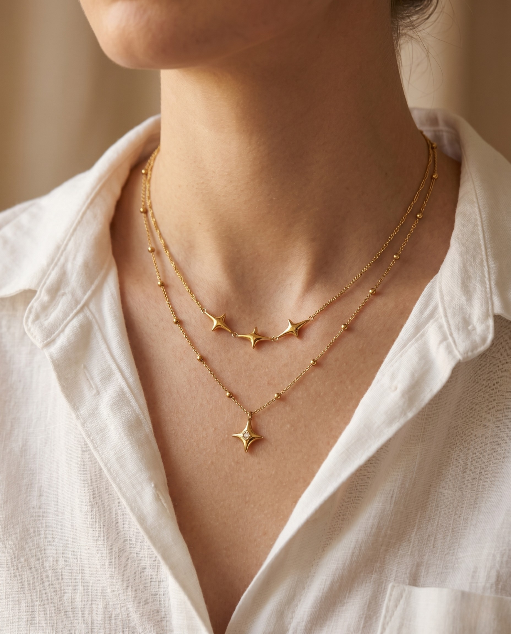 Conjunto de Colares Brilho Estelar