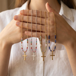 Conjunto de Colares Eternidade com Contas