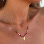 Conjunto de Colares Eternidade com Contas