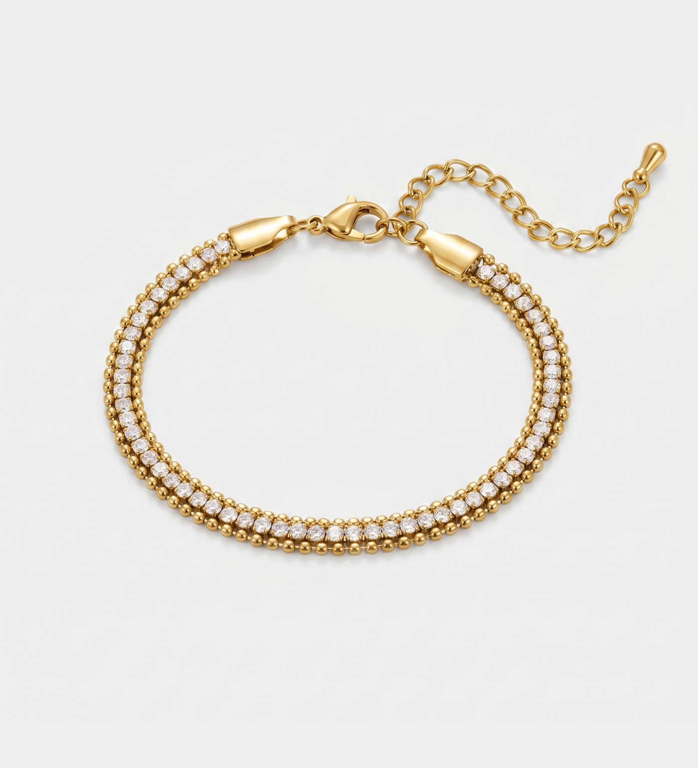 Pulseira Brilho de Cristal