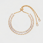 Pulseira Brilho Dourado com Cristais