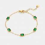Pulseira Elegância Esmeralda