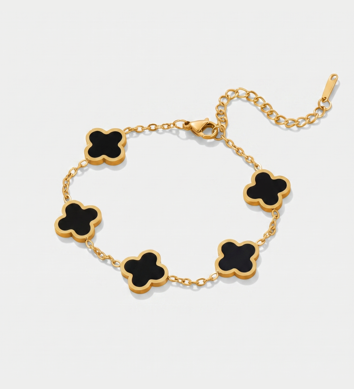 Pulseira Trevo Negro